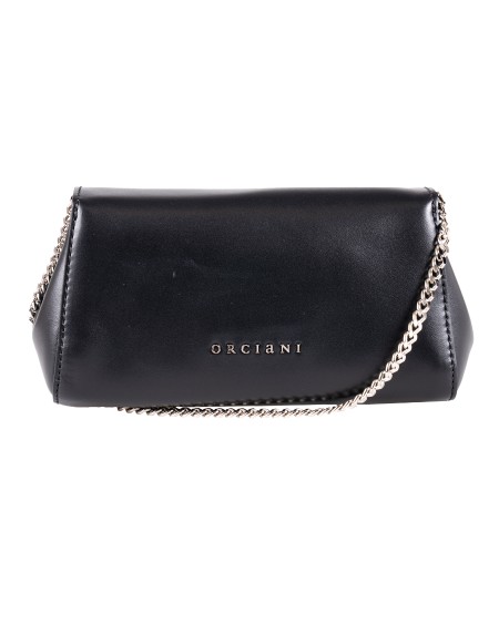 Shop ORCIANI  Borsa: Orciani borsa clutch "Gossip" in pelle liscia.
Tre tasche interne di cui una con zip.
Chiusura con patta.
Tracolla aggiuntiva in catena.
Vitello liscio; finitura palladio.
Dimensioni: Larghezza: 20 cm / Altezza: 10 cm / Profondità: 7 cm.
Composizione: 100% pelle di vitello.
Made in Italy.. B02169 CHP-PALLADIO